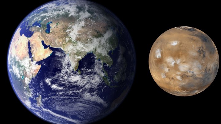 كوكب المريخ في أقرب موقع له من الأرض منذ 11 عاما