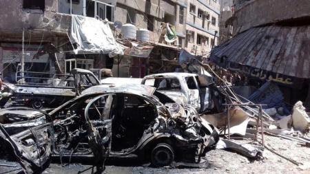 سوريا : مقتل 20 شخص عن تفجيرات بدمشق  وداعش يتبنى العملية 