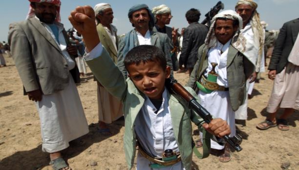 إصابة طفل مجند في اشتباكات بين افراد ميلشيات الحوثي بمدينة ذمار
