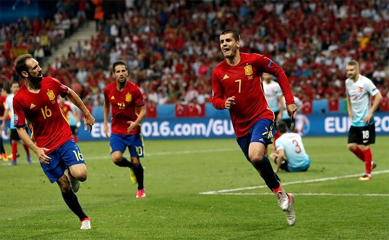 اسبانيا تفوز على تركيا  وتتأهل للدور الثاني  في بطولة أوروبا