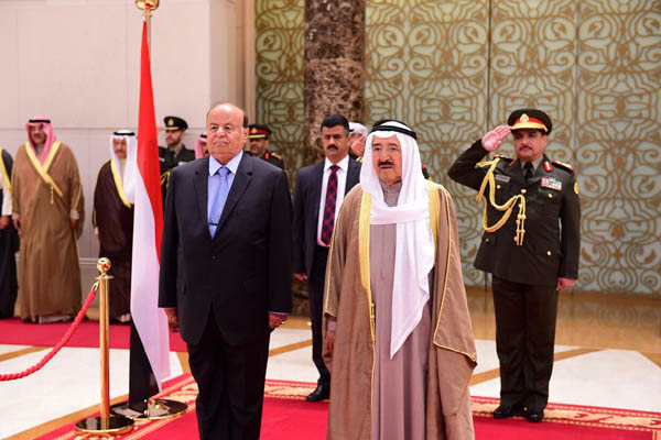 أمير الكويت للرئيس:ندعم جهود السلام لتحقيق تطلعات اليمنيين