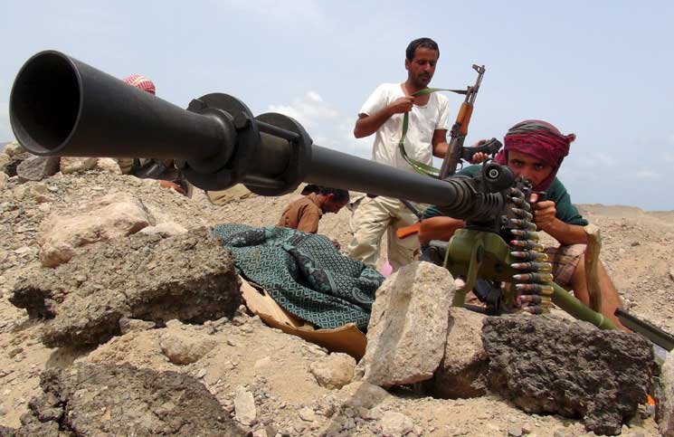 البيضاء: المقاومة تهاجم مواقع ميلشيات الحوثي وصالح في جبال قيفة رداع