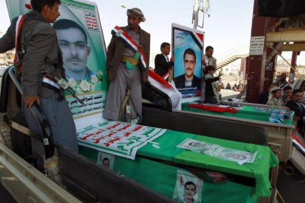 ذمار: الحوثيون يستقبلون أكبر دفعة من جثث مقاتليهم الذين سقطوا بتعز