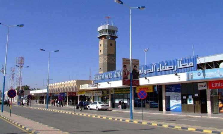طائرات بلا مسافرين في مطار صنعاء الدولي
