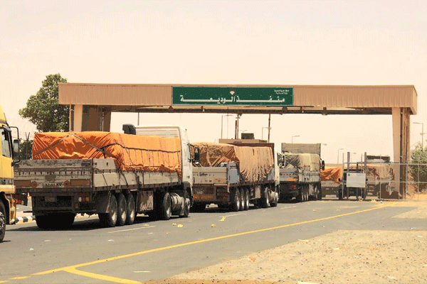 2 مليار و600 مليون ريال قيمة الصادرات اليمنية عبر منفذ الوديعة لشهر نوفمبر الماضي