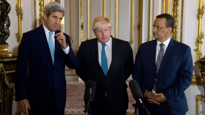 اتفاق امريكي بريطاني على خارطة طريق لحل الأزمة اليمنية تبدأ بوقف فوري لإطلاق النار (ترجمة خاصة)