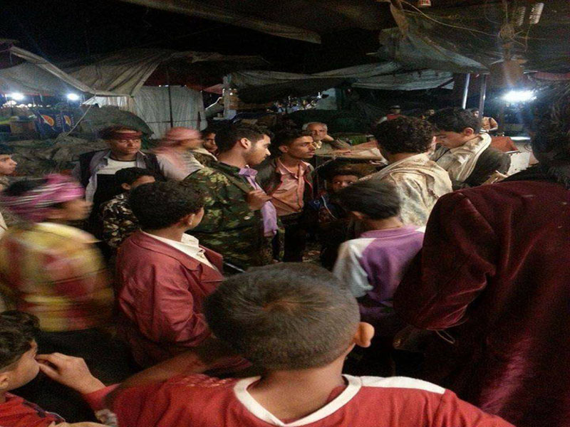 سقوط جرحى في اشتباكات بين مسلحين حوثيين بمدينة إب