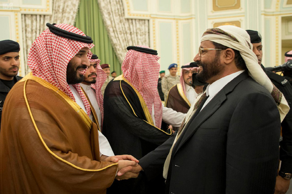 تفاصيل لقاء الأمير محمد بن سلمان مع مشايخ قبليين من اليمن