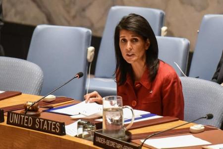 سفيرة أمريكا بالأمم المتحدة: إزاحة الأسد أولوية