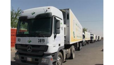 مساعدات سعودية بـ790 طناً من الغذاء تصل إلى مأرب