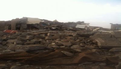 الضالع: مليشيات الحوثي تفجر منزل المواطن "اليريمي" في جبن