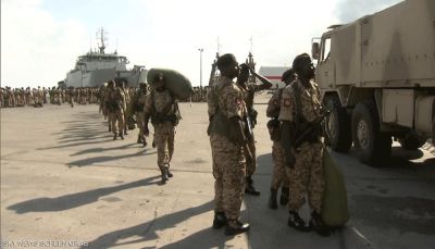 قوة عسكرية سودانية جديدة تصل العاصمة المؤقتة عدن