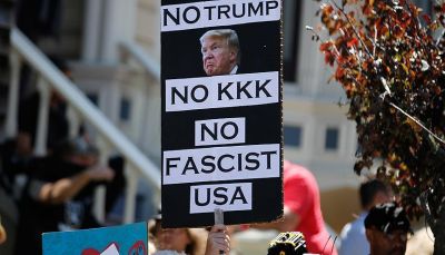 سان فرانسيسكو تشهد مظاهرات ضد ترامب ومنظمة "كوكلكس كلان" العنصرية
