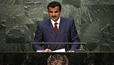 أمير قطر يؤكد على حل أزمة اليمن سياسيا والحفاظ على الوحدة