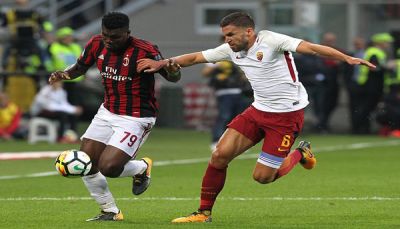 روما يهزم ميلان بثنائية في الجولة السابعة من الدوري الإيطالي