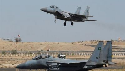 مقاتلات التحالف العربي تقصف مواقع للحوثيين غربي "تعز"