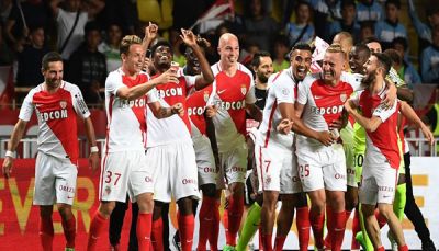 موناكو يكتسح غانغون بنصف درزن من الأهداف