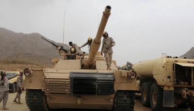 مدفعية الجيش ومقاتلات التحالف تدمر آليات للحوثيين في نهم وصرواح