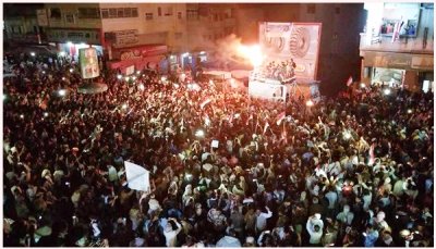 تعز تقوم بواجب الاحتفاء بذكرى ثورة فبراير نيابة عن اليمن (صور- بيانات)