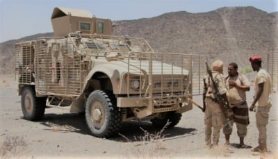 الجيش ينفذ حملة عسكرية على مواقع للقاعدة ويضبط مخازن أسلحة بوادي حضرموت