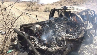 مقتل وإصابة 12 حوثياُ في غارات للتحالف غربي تعز