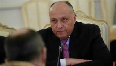 خلال لقاءه المخلافي.. وزير خارجية مصر: لا حل عسكري للأزمة اليمنية