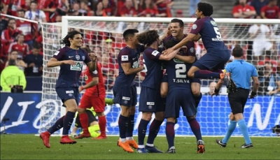 باريس سان جيرمان يتوج بطلاً لكأس فرنسا على حساب ليزيربيي