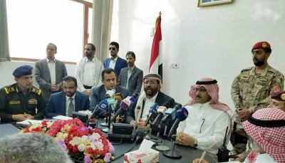 السفير السعودي يعلن من مأرب بدء برنامج إعمار المحافظة
