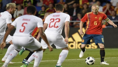 سويسرا تفرض التعادل على إسبانيا استعدادًا للمونديال