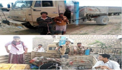 تعز: الجيش يغتنم آلية عسكرية تابعة للحوثيين في مقبنة ويأسر سائقها