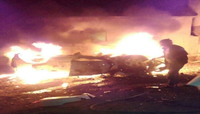 مجهولون يفجرون سيارة إمام مسجد في الضالع
