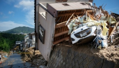 نحو 200 قتيل جراء الامطار والسيول في اليابان
