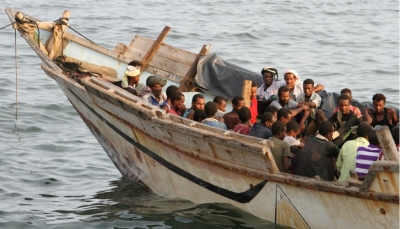 انقلاب قارب يقل  160 مهاجرا أفريقيا قبالة اليمن