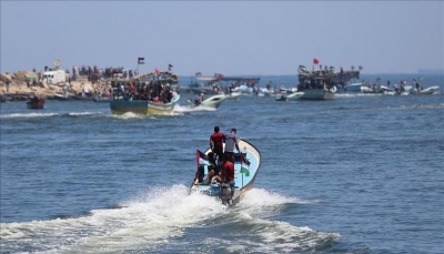 الاحتلال الإسرائيلي يحتجز سفينة متضامنين كانت في طريقها إلى غزة