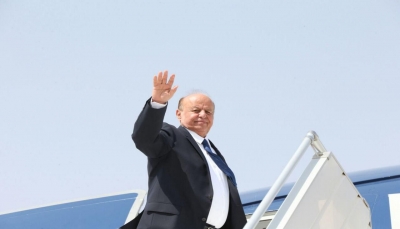 الرئيس هادي يتوجه إلى القاهرة للقاء نظيره المصري