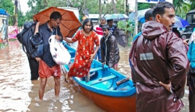 164 قتيلا في الفيضانات بولاية كيرالا الهندية