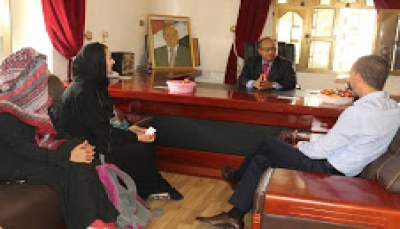 "باسلامة" يناقش مع منظمة أمريكية تنفيد مشروع تطوير المناهج في الجامعات اليمنية