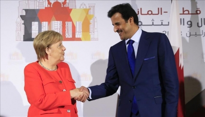 أمير قطر: نعتزم ضخ 10 مليارات يورو في الاقتصاد الألماني