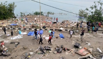 400 وفاة جراء زلزال وتسونامي في إندونيسيا