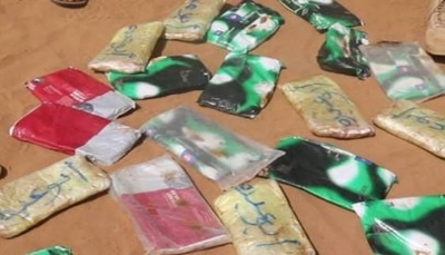حجة: الجيش يضبط 30 كليو جرام من المخدرات تابعة للحوثيين في "حيران"