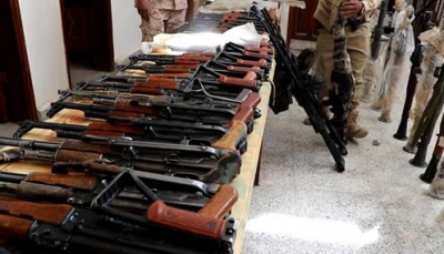 الشرطة العسكرية بمأرب تضبط شحنة أسلحة مهربة في طريقها للحوثيين