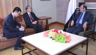 نائب الرئيس يطلع السفير الصيني لدى اليمن على مستجدات اتفاق الحديدة