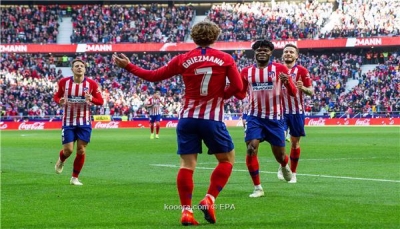 أتلتيكو مدريد يطارد برشلونة بثنائية أمام خيتافي