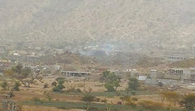 الحوثيون يفجرون منزل رئيس جهاز الأمن السياسي اللواء "عبده الحذيفي" (صورة)