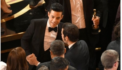 رامي مالك الممثل الأمريكي من أصل مصري يفوز بجائزة الأوسكار لأفضل ممثل