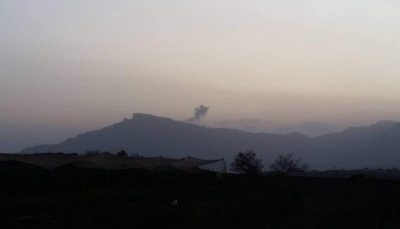 الضالع: مقاتلات التحالف تشن سلسلة غارات على مواقع الحوثيين جنوب مديرية دمت