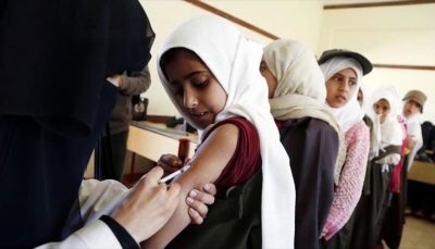 يونيسف: تطعيم نحو 12 مليون طفل يمني ضد الحصبة