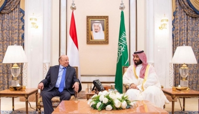 الرئيس هادي يلتقي ولي العهد السعودي بعد ساعات من لقاء الملك سلمان