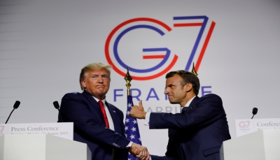 الرئيس الفرنسي يكشف عن ترتيبات لأول لقاء بين ترامب وروحاني خلال أسابيع