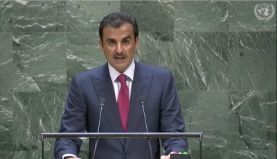 أمير قطر يؤكد حرص بلاده على وحدة اليمن وسلامة أراضيه وسيادته